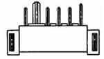 TE CONNECTIVITY 刀片式电源连接器 6318790-1