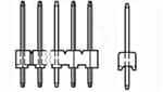 TE CONNECTIVITY 矩形连接器 - 针座 - 公插针 5-644456-6