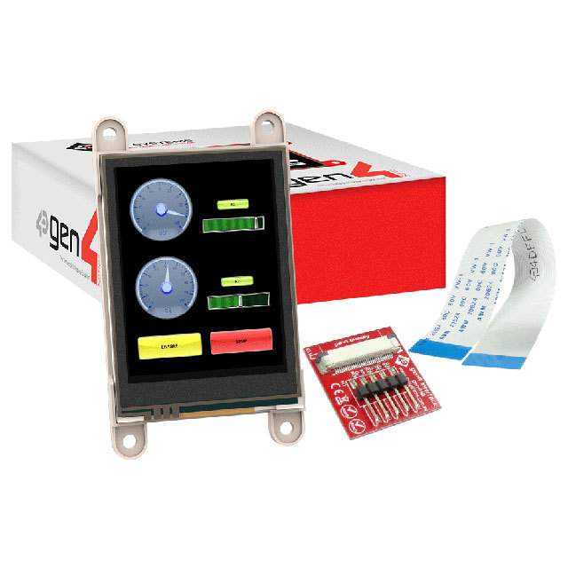 4D SYSTEMS LCD显示器件 GEN4-ULCD-24D