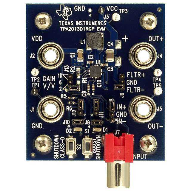 TEXAS INSTRUMENTS 多媒体放大器 TPA2013D1EVM