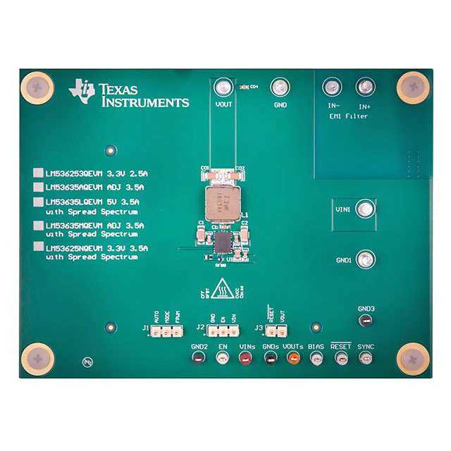 TEXAS INSTRUMENTS DC-DC稳压器 LM53635AQEVM