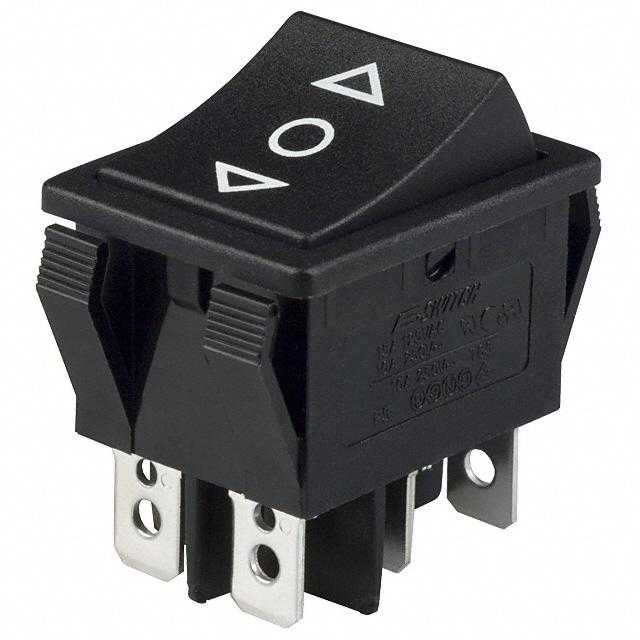 E-SWITCH 翘板开关 R5DBLKBLKHF0