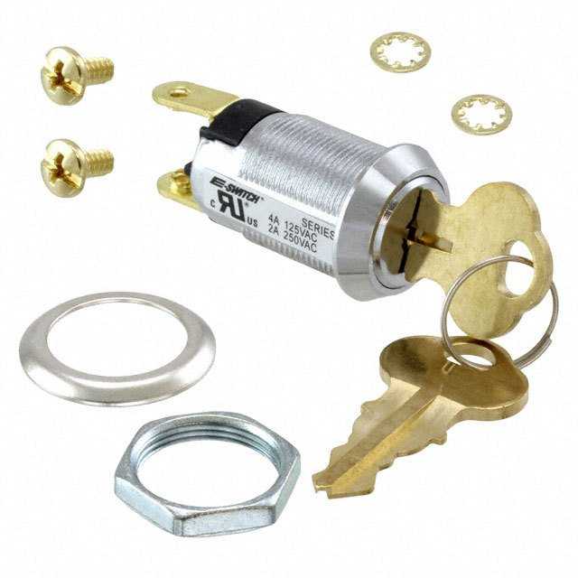 E-SWITCH 钥匙锁开关 KO128H2007