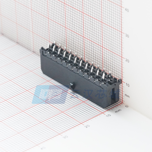 MOLEX 矩形连接器 - 针座 - 公插针 430452212