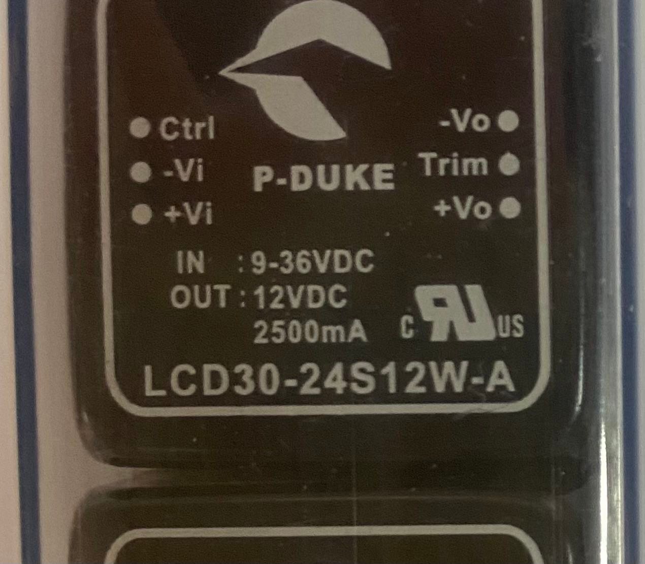 P-DUKE/台湾博大 DC-DC模块 LCD30-24S12W-A