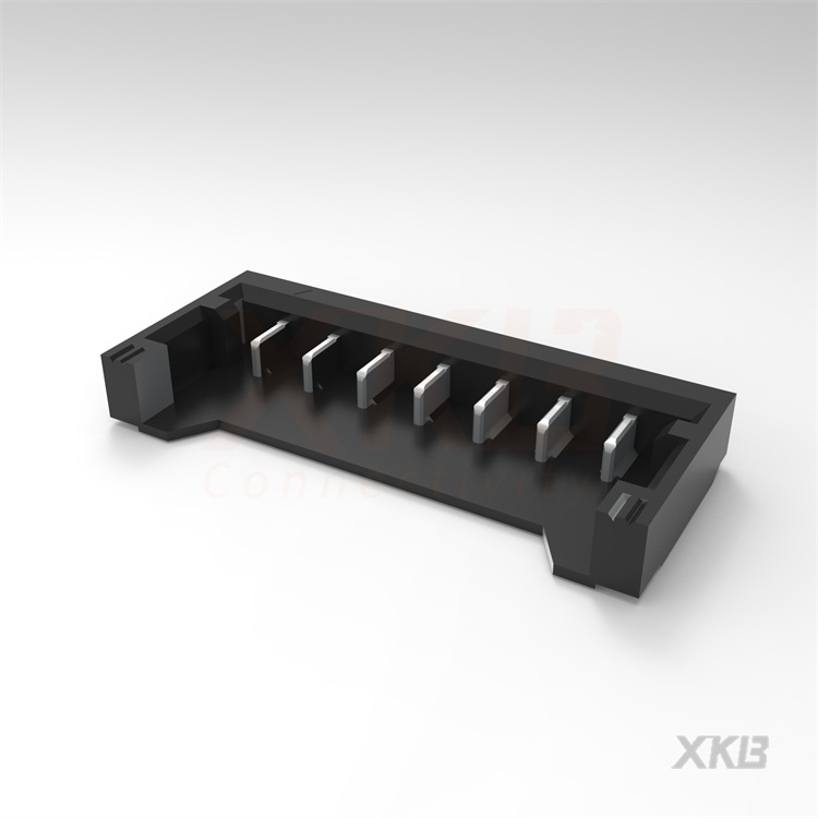 XKB CONNECTIVITY/中国星坤 矩形连接器 - 针座 - 公插针 X1224WRS-07-LPV01
