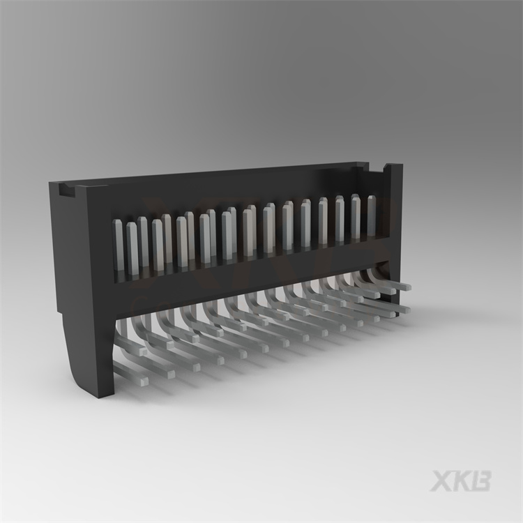 XKB CONNECTIVITY/中国星坤 矩形连接器 - 针座 - 公插针 X2530WR-2x14-PTSN