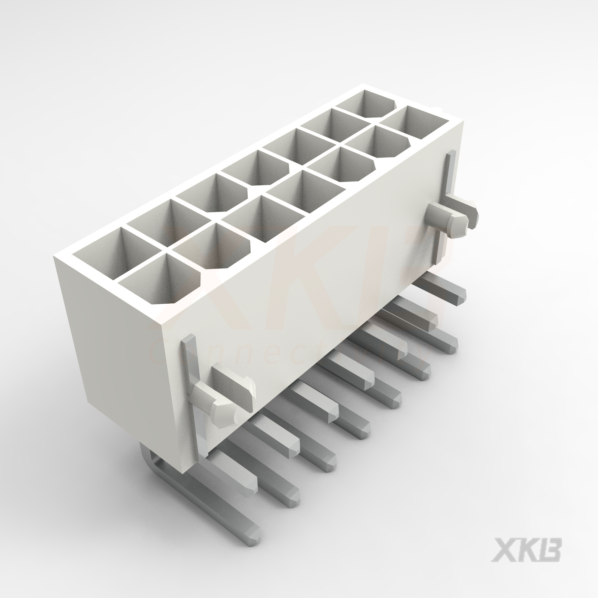 XKB CONNECTIVITY/中国星坤 矩形连接器 - 针座 - 公插针 X9357WR-2x07S-N2SN