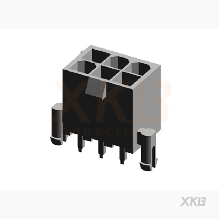 XKB CONNECTIVITY/中国星坤 矩形连接器 - 针座 - 公插针 X9357WV-2x03FS-N2SN