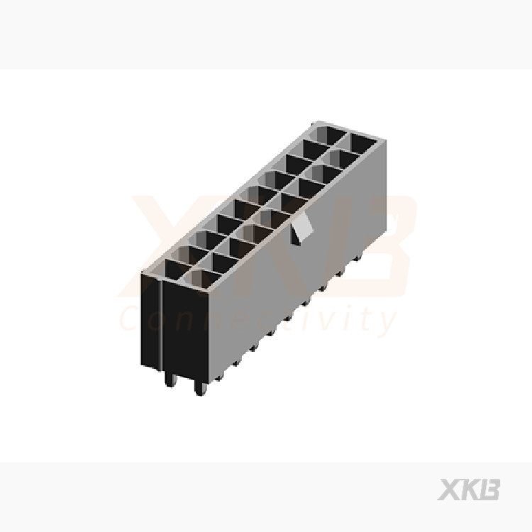 XKB CONNECTIVITY/中国星坤 矩形连接器 - 针座 - 公插针 X9357WV-2x10-N2SN