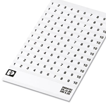 PHOENIX CONTACT 接线座- 配件 - 标记条 0825124