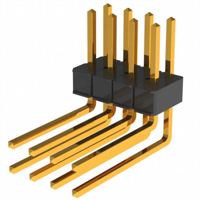 3M 矩形连接器 - 针座 - 公插针 929667-02-04-I
