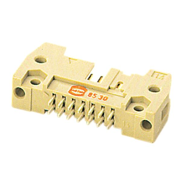 HARTING 矩形连接器 - 针座 - 公插针 09195506904