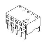 MOLEX 矩形连接器 - 针座 - 插座/母插口 901522216
