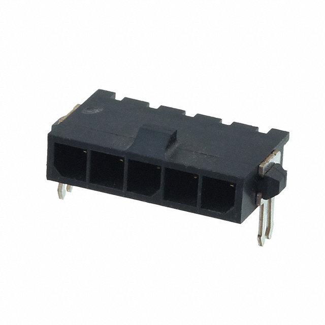 TE CONNECTIVITY 矩形连接器 - 针座 - 公插针 1445090-5