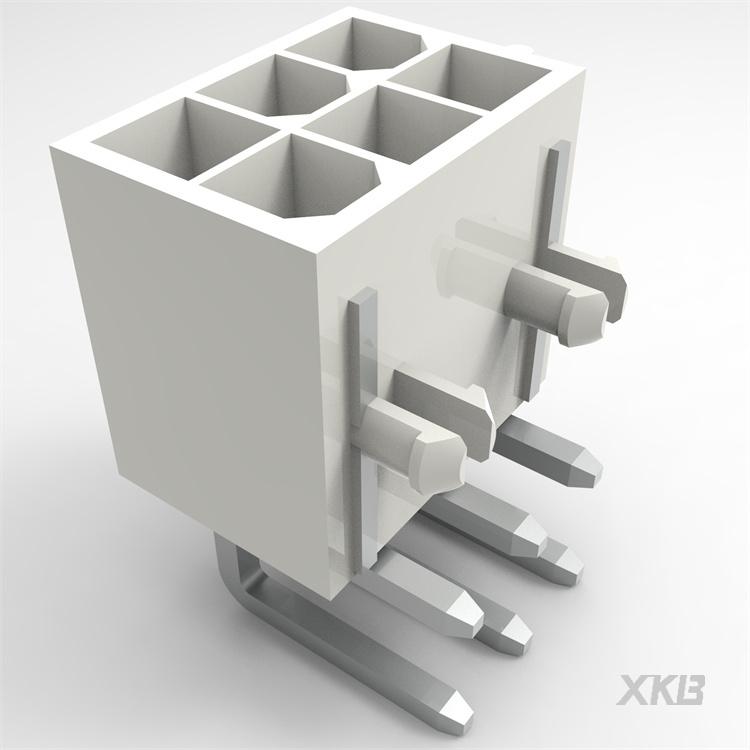 XKB CONNECTIVITY/中国星坤 矩形连接器 - 针座 - 公插针 X9357WR-2x03S-N2SN