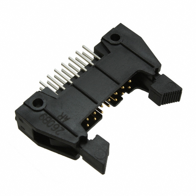 3M 矩形连接器 - 针座 - 公插针 D3314-6202AR