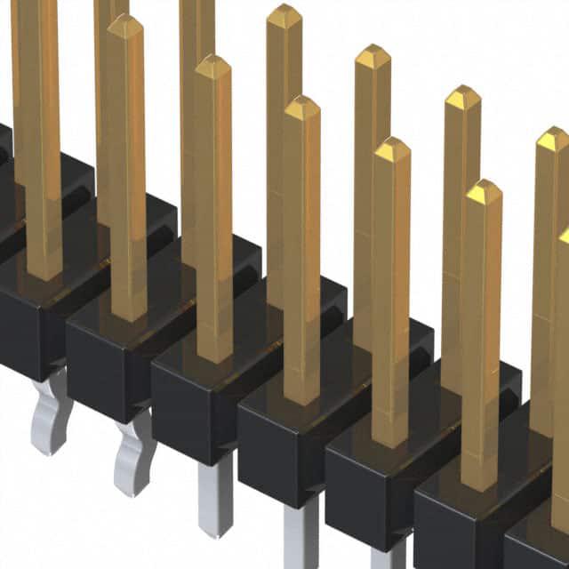 MOLEX 矩形连接器 - 针座 - 公插针 70287-1155