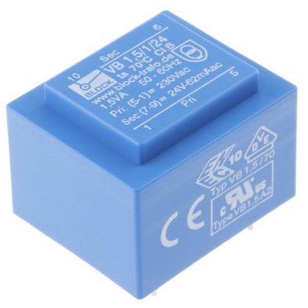 BLOCK TRANSFORMATOREN-ELEKTRONIK 电源变压器 VB 1,5/1/24