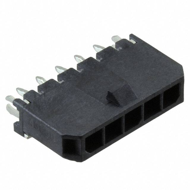 MOLEX 矩形连接器 - 针座 - 公插针 436500518