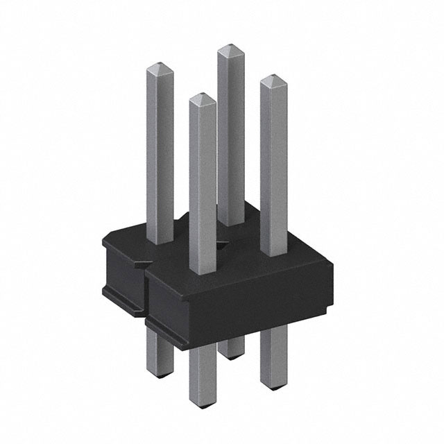 3M 矩形连接器 - 针座 - 公插针 929836-01-02