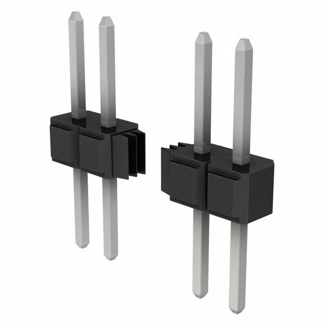 3M 矩形连接器 - 针座 - 公插针 929834-02-06