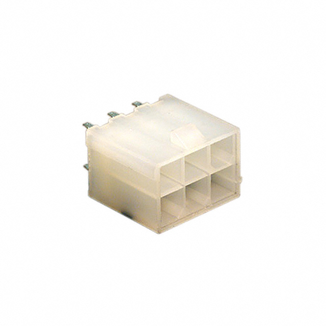 MOLEX 矩形连接器 - 针座 - 公插针 0444720654