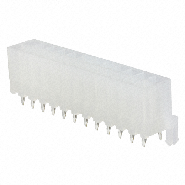 MOLEX 矩形连接器 - 针座 - 公插针 0442060007