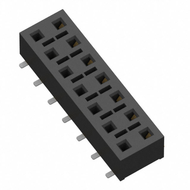 SAMTEC 矩形连接器 - 针座 - 插座/母插口 HLE-107-02-L-DV-BE