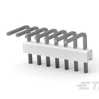 TE CONNECTIVITY 矩形连接器 - 针座 - 公插针 3-644457-7