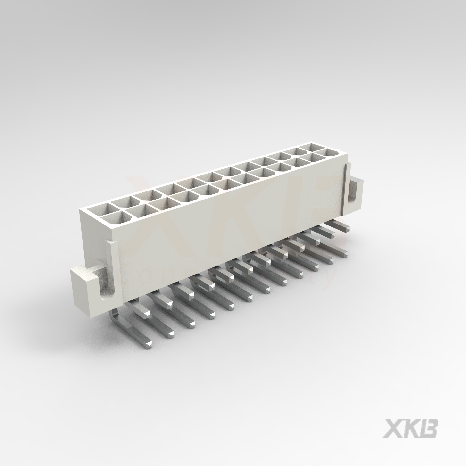 XKB CONNECTIVITY/中国星坤 矩形连接器 - 针座 - 公插针 X9357WR-2x12ES-N2SN