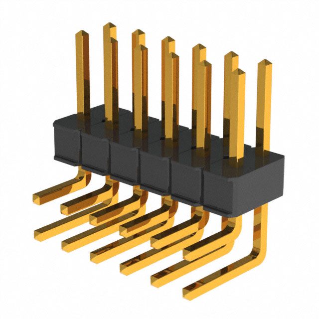 3M 矩形连接器 - 针座 - 公插针 929667-01-06-I