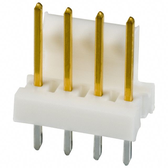 TE CONNECTIVITY 矩形连接器 - 针座 - 公插针 641213-4