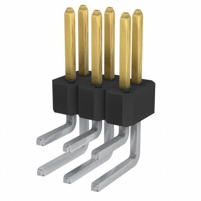 AMPHENOL 矩形连接器 - 针座 - 公插针 77317-804-06LF