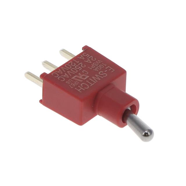 E-SWITCH 拨动开关 100AWSP1T2B4M2QE