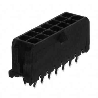 MOLEX 矩形连接器 - 针座 - 公插针 430452027