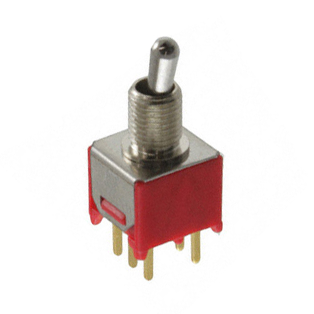E-SWITCH 拨动开关 200MDP1T2B1M2RE