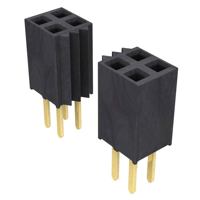 SAMTEC 矩形连接器 - 针座 - 插座/母插口 SSW-136-02-G-D