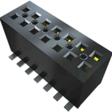 SAMTEC 矩形连接器 - 针座 - 插座/母插口 FLE-105-01-G-DV-A-K