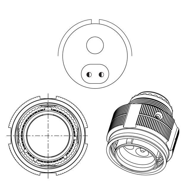 AMPHENOL 圆形连接器 HV06RF19-59P