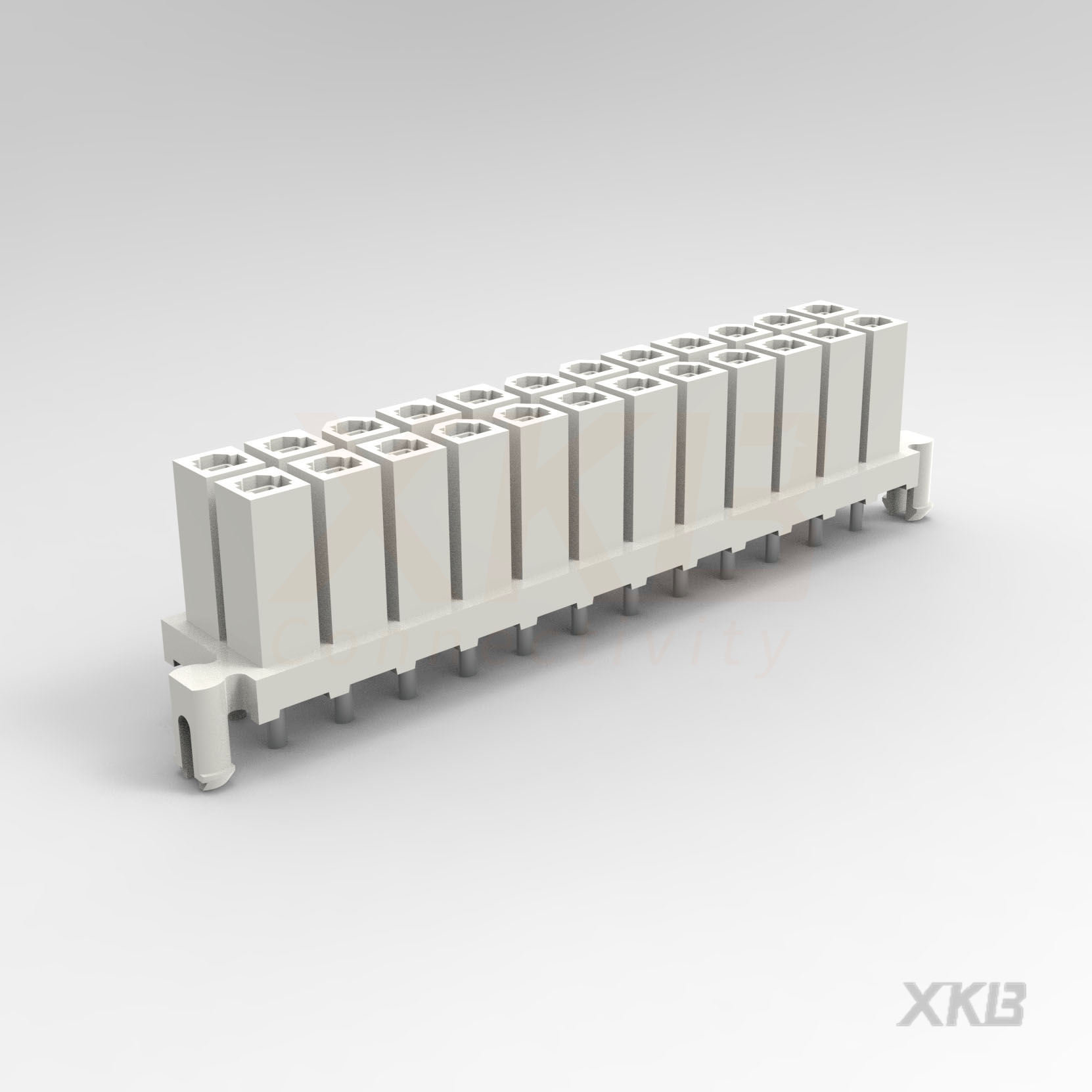 XKB CONNECTIVITY/中国星坤 矩形连接器 - 针座 - 公插针 X9357WV-2x12S-N0SW