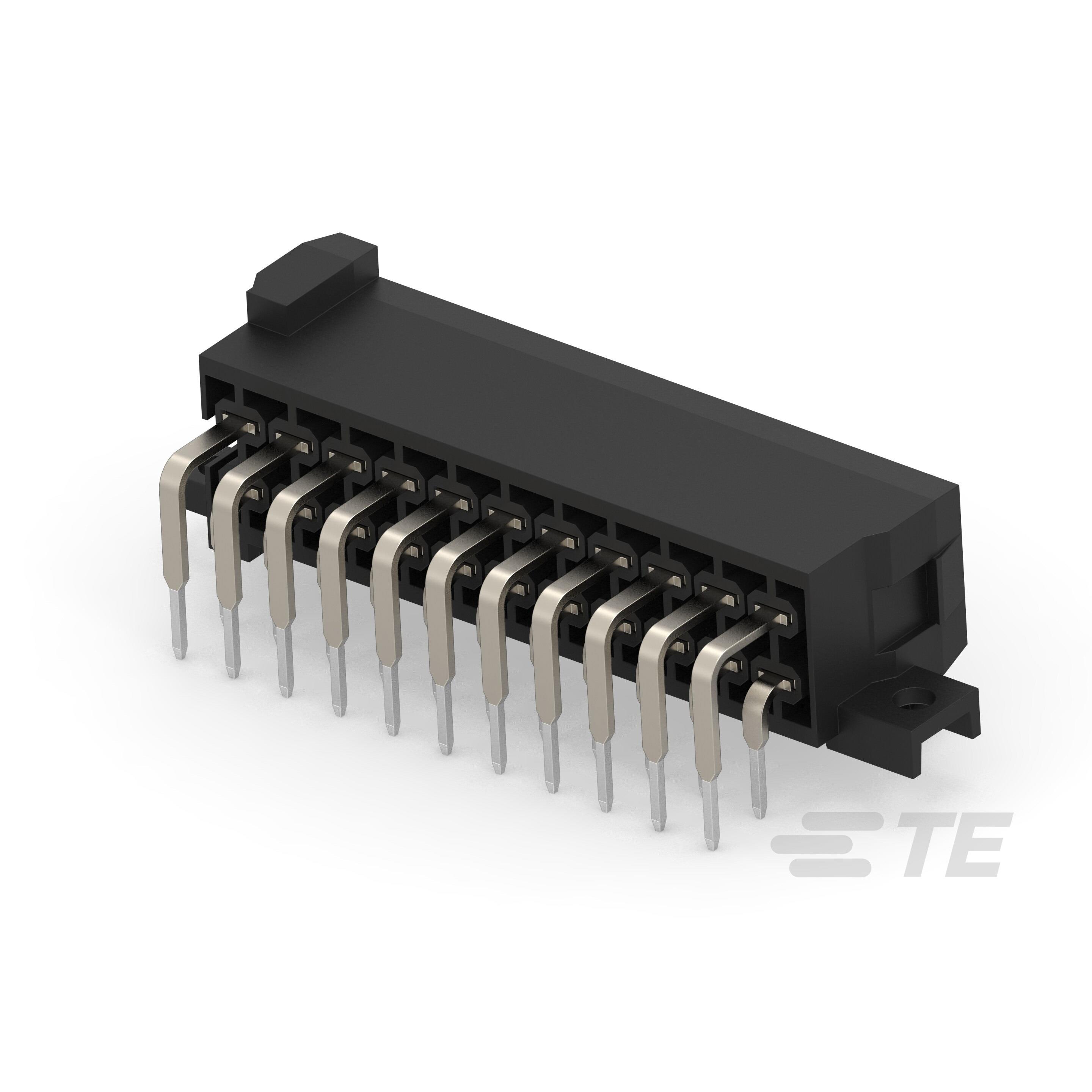 TE CONNECTIVITY 矩形连接器 - 针座 - 公插针 828801-7