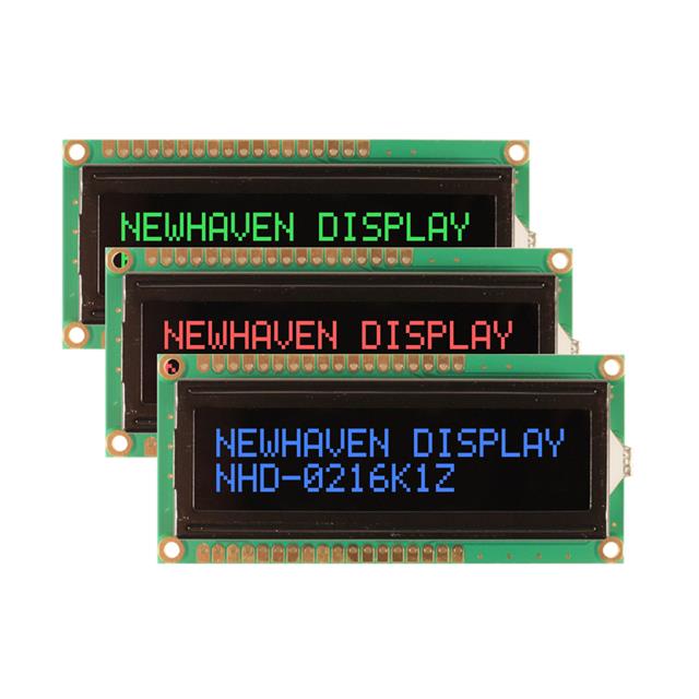 NEWHAVEN DISPLAY LED显示器件 NHD-0216K1Z-NS(RGB)-FBW-REV1