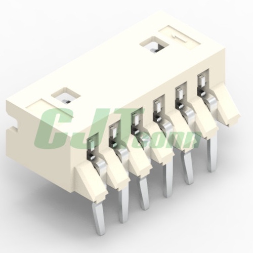 CJT/深圳长江连接器 矩形连接器 - 针座 - 公插针 A2004WR-4P