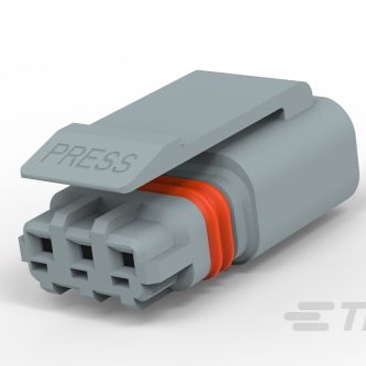 TE CONNECTIVITY 矩形连接器 - 自由悬挂/面板安装 4-2834074-3