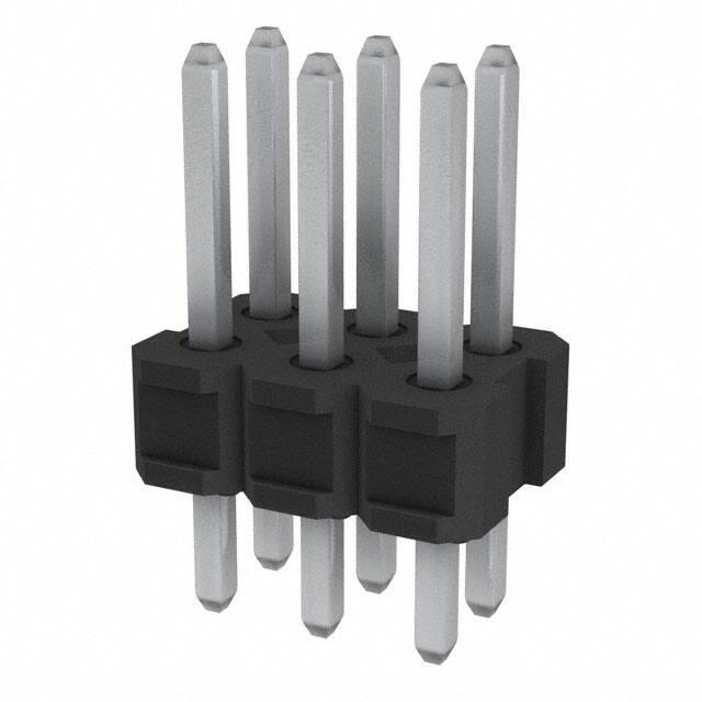 AMPHENOL 矩形连接器 - 针座 - 公插针 75844-318-06LF
