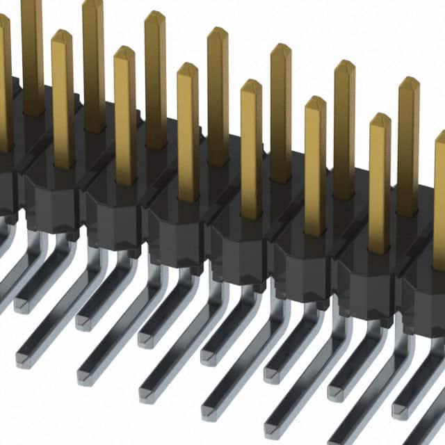 SAMTEC 矩形连接器 - 针座 - 公插针 HTSW-127-08-L-D-RA