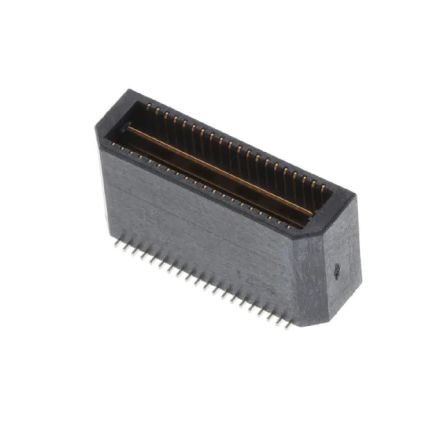 SAMTEC 矩形连接器 - 板垫片/叠接器（板对板） QTE-020-02-L-D-A-TR