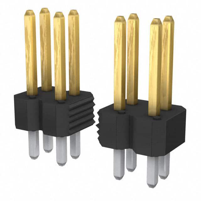 AMPHENOL 矩形连接器 - 针座 - 公插针 77313-824-22LF