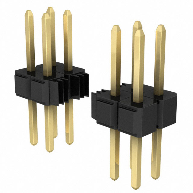 3M 矩形连接器 - 针座 - 公插针 929665-02-36-I